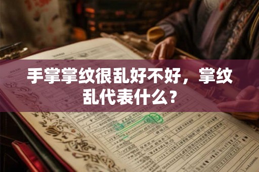 手掌掌纹很乱好不好，掌纹乱代表什么？