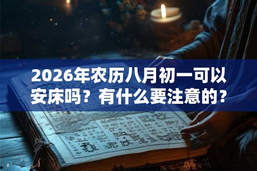 2026年农历八月初一可以安床吗？有什么要注意的？