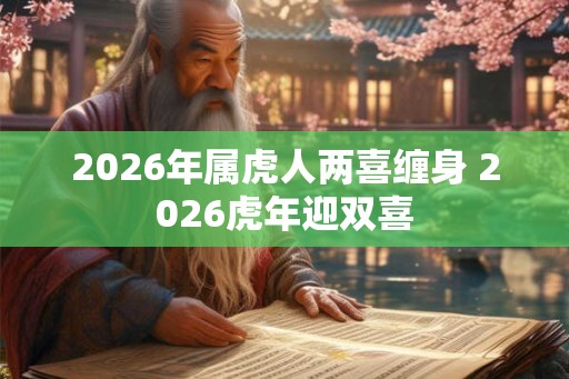 2026年属虎人两喜缠身 2026虎年迎双喜 2026年属虎人两喜缠身 2026虎年迎双喜