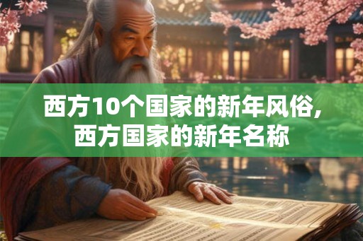 西方10个国家的新年风俗,西方国家的新年名称