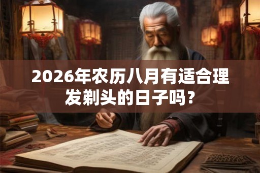 2026年农历八月有适合理发剃头的日子吗? 2026年农历八月有适合理发剃头的日子吗?