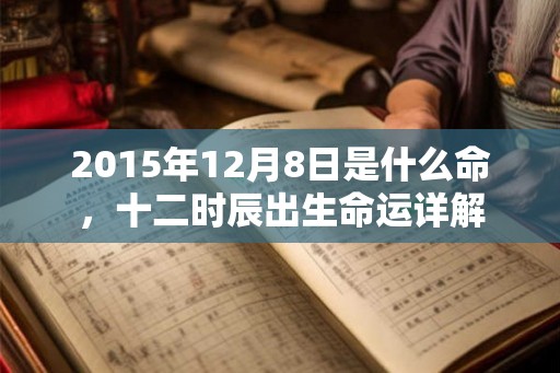 2015年12月8日是什么命,十二时辰出生命运详解 2015年12月8日是什么命,十二时辰出生命运详解