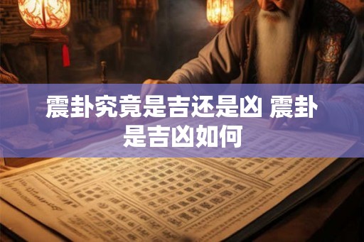 震卦究竟是吉还是凶 震卦是吉凶如何 震卦究竟是吉还是凶 震卦是吉凶如何