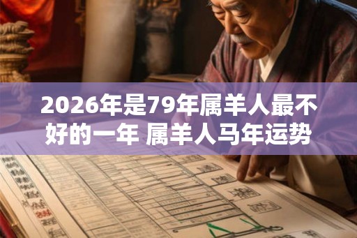 2026年是79年属羊人最不好的一年 属羊人马年运势怎样