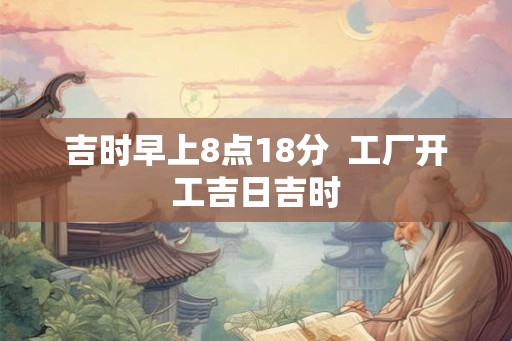 吉时早上8点18分  工厂开工吉日吉时