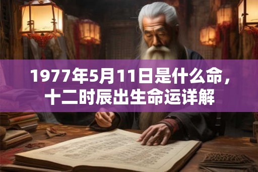1977年5月11日是什么命,十二时辰出生命运详解 1977年5月11日是什么命,十二时辰出生命运详解