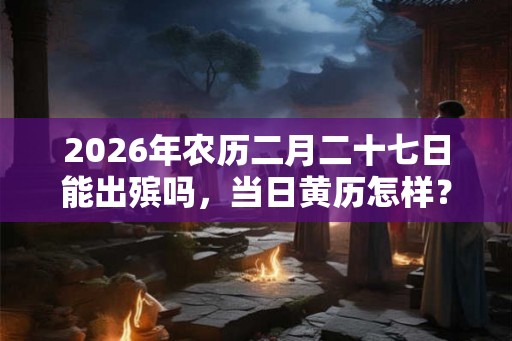 2026年农历二月二十七日能出殡吗，当日黄历怎样？