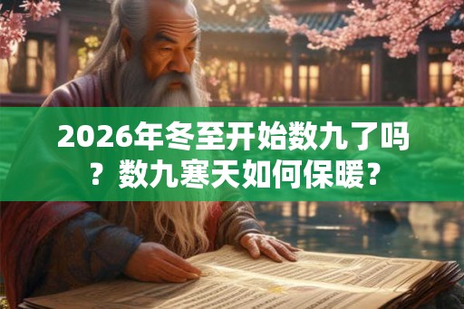 2026年冬至开始数九了吗？数九寒天如何保暖？