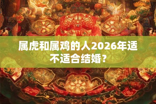 属虎和属鸡的人2026年适不适合结婚？