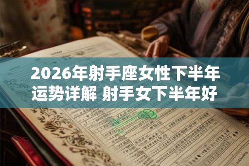 2026年射手座女性下半年运势详解 射手女下半年好吗
