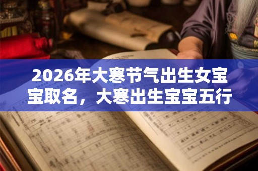 2026年大寒节气出生女宝宝取名，大寒出生宝宝五行缺什么？