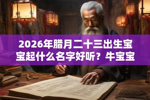 2026年腊月二十三出生宝宝起什么名字好听？牛宝宝名字推荐