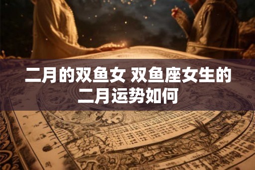 二月的双鱼女 双鱼座女生的二月运势如何