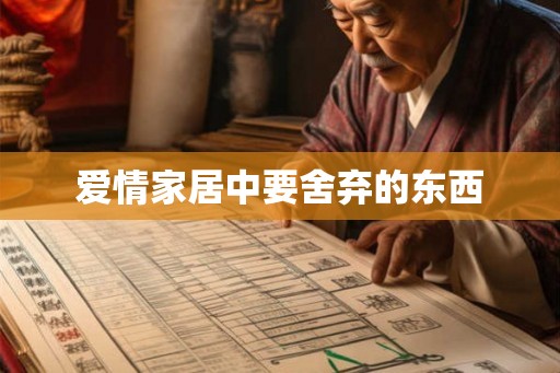 爱情家居中要舍弃的东西