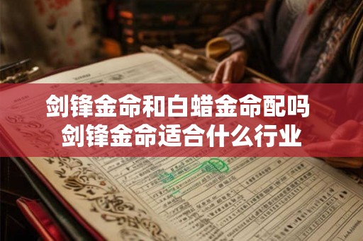 剑锋金命和白蜡金命配吗 剑锋金命适合什么行业