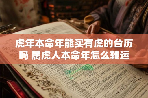 虎年本命年能买有虎的台历吗 属虎人本命年怎么转运