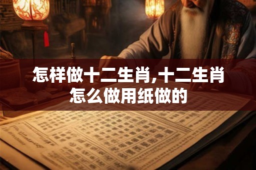 怎样做十二生肖,十二生肖怎么做用纸做的 怎样做十二生肖,十二生肖怎么做用纸做的