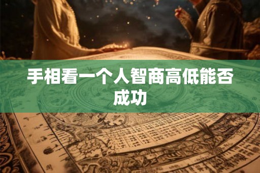 手相看一个人智商高低能否成功