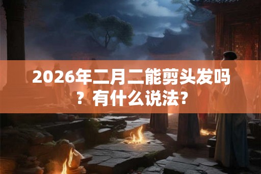 2026年二月二能剪头发吗？有什么说法？