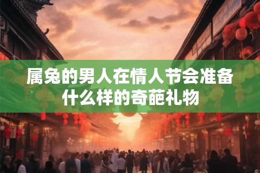 属兔的男人在情人节会准备什么样的奇葩礼物 属兔的男人在情人节会准备什么样的奇葩礼物