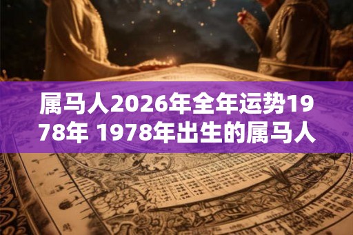 属马人2026年全年运势1978年 1978年出生的属马人2026年运势如何