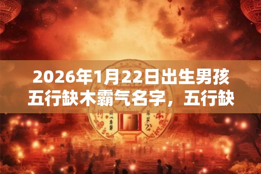 2026年1月22日出生男孩五行缺木霸气名字，五行缺木怎么起名？
