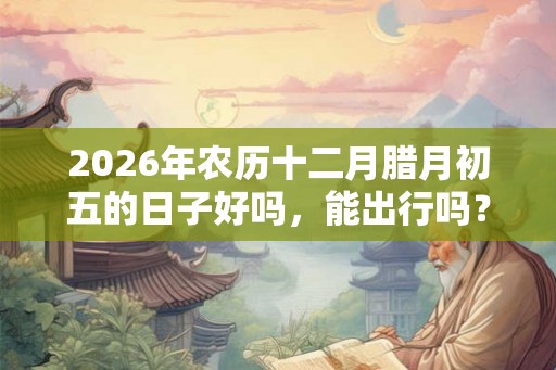 2026年农历十二月腊月初五的日子好吗，能出行吗？