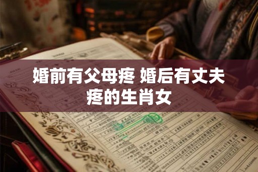 婚前有父母疼 婚后有丈夫疼的生肖女