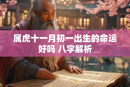 属虎十一月初一出生的命运好吗 八字解析