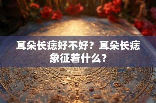 耳朵长痣好不好？耳朵长痣象征着什么？