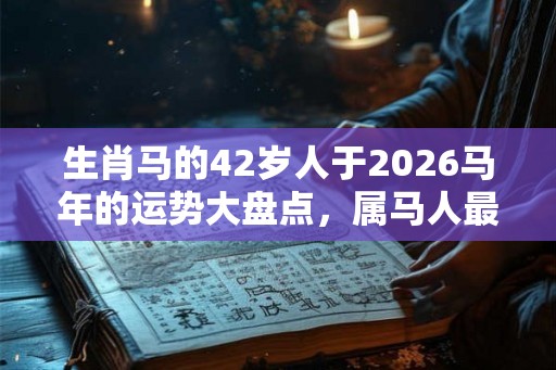 生肖马的42岁人于2026马年的运势大盘点，属马人最佳婚配表