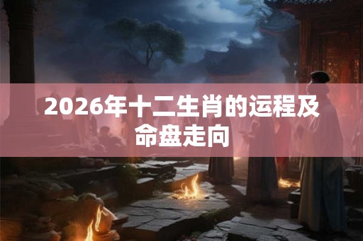 2026年十二生肖的运程及命盘走向 2026年十二生肖的运程及命盘走向