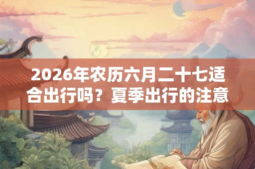 2026年农历六月二十七适合出行吗？夏季出行的注意事项？