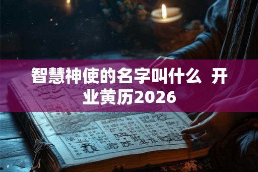 智慧神使的名字叫什么  开业黄历2026