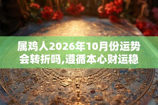 属鸡人2026年10月份运势会转折吗,遵循本心财运稳定 属鸡人2026年10月份运势会转折吗,遵循本心财运稳定