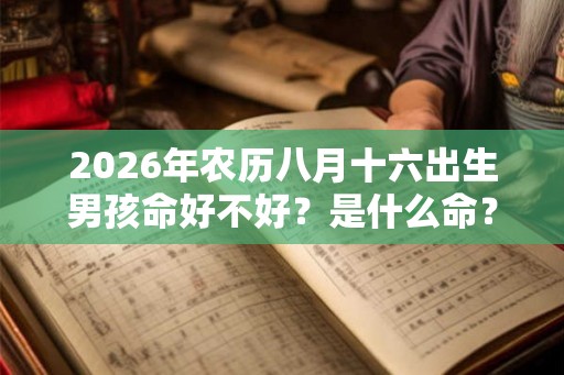2026年农历八月十六出生男孩命好不好？是什么命？