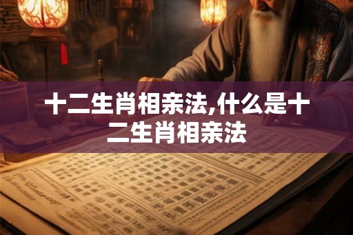 十二生肖相亲法,什么是十二生肖相亲法