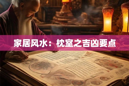 家居风水：枕室之吉凶要点
