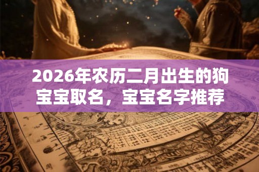 2026年农历二月出生的狗宝宝取名,宝宝名字推荐 2026年农历二月出生的狗宝宝取名,宝宝名字推荐
