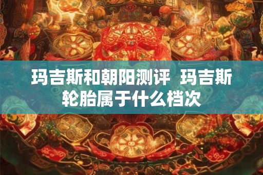 玛吉斯和朝阳测评  玛吉斯轮胎属于什么档次