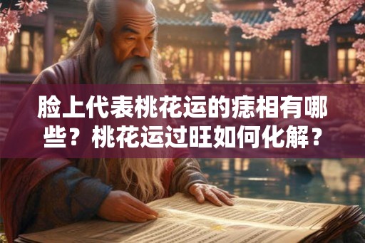 脸上代表桃花运的痣相有哪些？桃花运过旺如何化解？