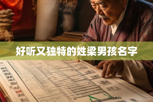 好听又独特的姓梁男孩名字