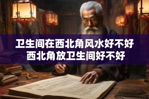 卫生间在西北角风水好不好 西北角放卫生间好不好