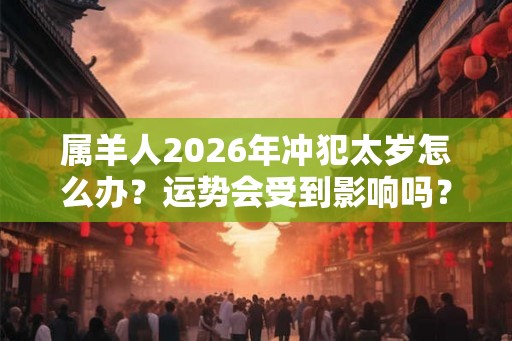 属羊人2026年冲犯太岁怎么办？运势会受到影响吗？