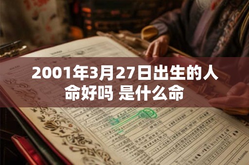 2001年3月27日出生的人命好吗 是什么命