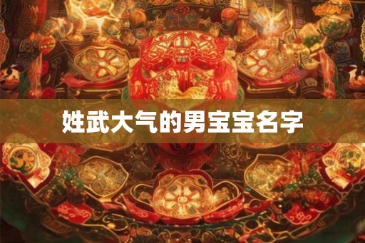 姓武大气的男宝宝名字