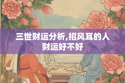 三世财运分析,招风耳的人财运好不好 三世财运分析,招风耳的人财运好不好