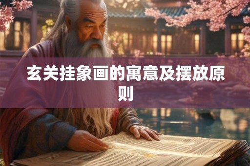 玄关挂象画的寓意及摆放原则