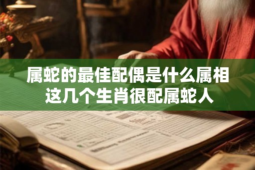 属蛇的最佳配偶是什么属相 这几个生肖很配属蛇人 属蛇的最佳配偶是什么属相 这几个生肖很配属蛇人