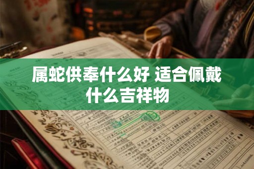 属蛇供奉什么好 适合佩戴什么吉祥物